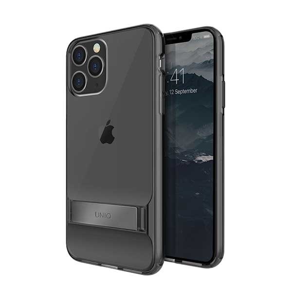 UNIQ iPhone 11 Pro Case mit Standfunktion Schwarz / Transparent