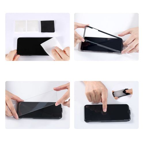 Baseus Set 2x Panzerglas für iPhone 11 / iPhone XR + Anwendungstool Anti-bluelight