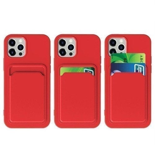 Handy-Hülle Card Case iPhone 13 Pro Max rosa