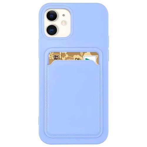 Handy-Hülle Card Case iPhone 13 Pro Max hellblau