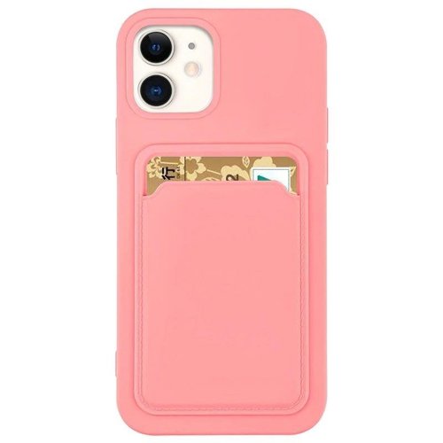 Handy-Hülle Card Case iPhone 13 Pro Max rosa