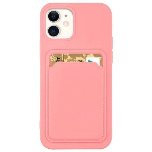 Handy-Hülle Card Case iPhone 13 Pro rosa