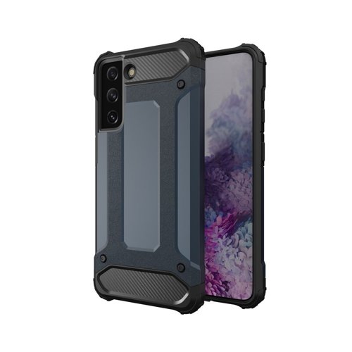 Hybrid Armor Case für Samsung S21+ Plus blau