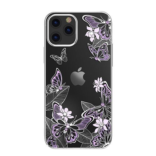 Kingxbar iPhone 12 Pro / 12 Case Butterfly Series Lila
