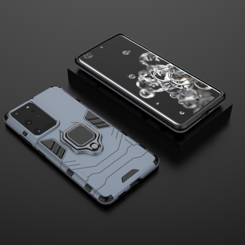 Ring Armor Case für Samsung S21 Ultra / Blau