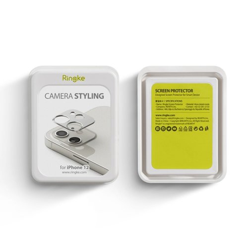 Ringke Kameraschutz iPhone 12 silber