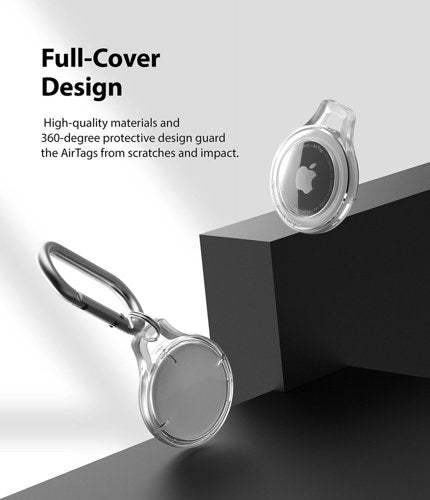 Ringke Case für Apple AirTag transparent / lila