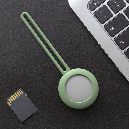 Case für Apple AirTag grün Silikon