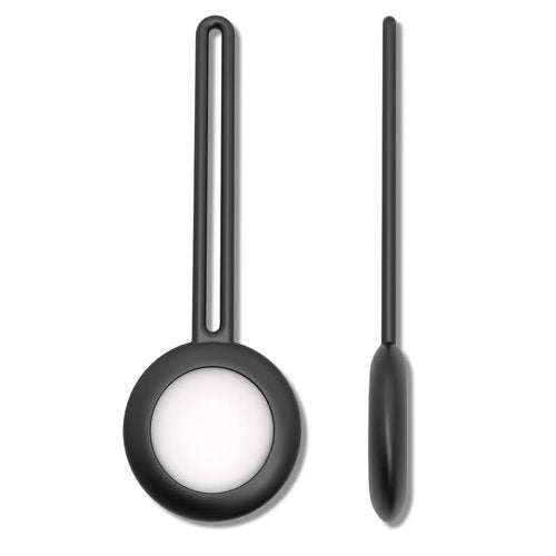 Case für Apple AirTag schwarz Silikon