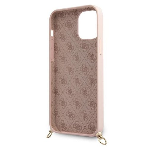 Guess iPhone 12 mini Case Rosa mit Logo