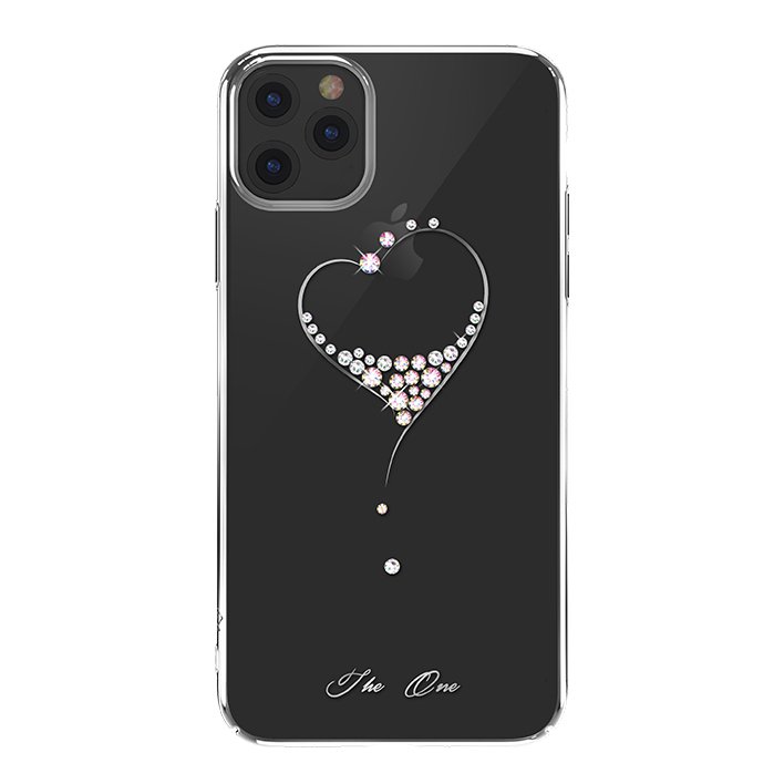 Kingxbar iPhone 11 Case mit Swarovski Steine Silver - smartphonecover.ch