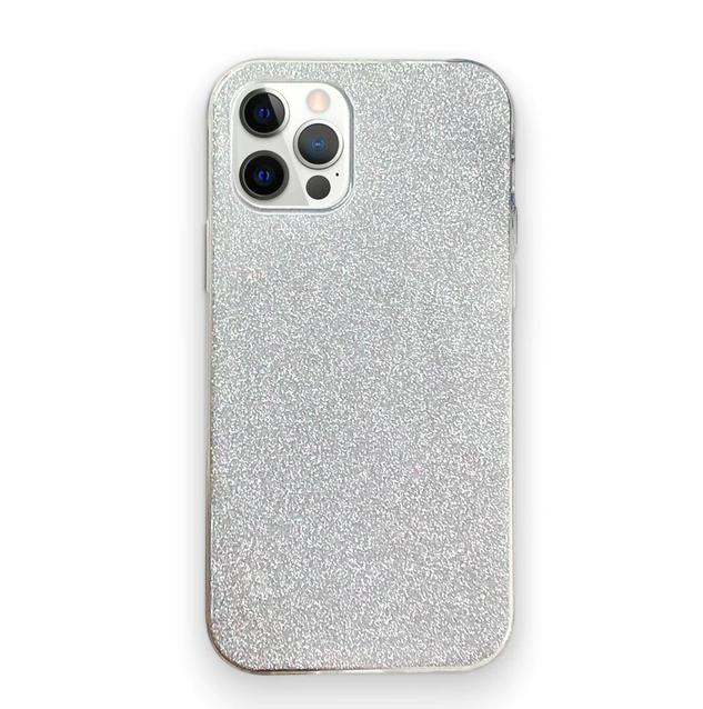Silber Glitzer Case iPhone 13 Pro