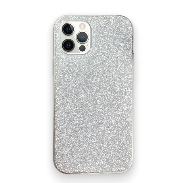 Silber Glitzer Case iPhone 13 Pro Max