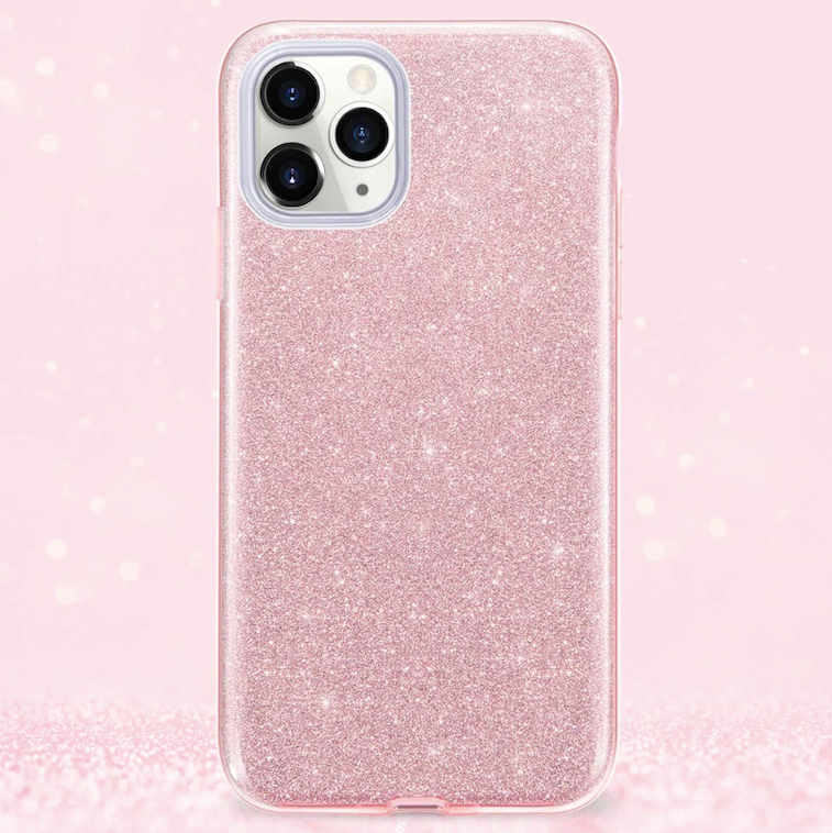 Pink Glitzer Case iPhone 13 Pro