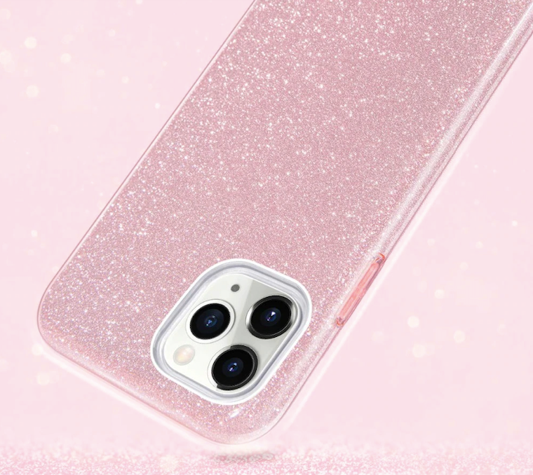 Pink Glitzer Case iPhone 13 Pro