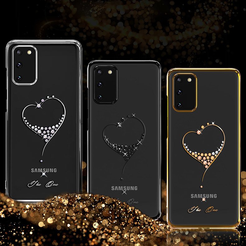 Kingxbar Samsung Galaxy S20 Ultra Case mit Swarovski Steine Black - smartphonecover.ch