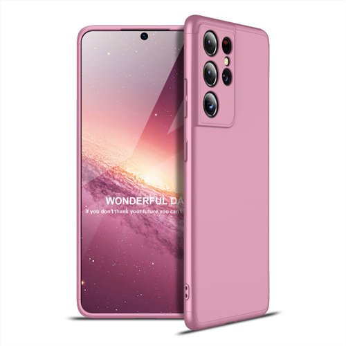 GKK 360 Protection für Samsung Galaxy S21 Ultra Rosa