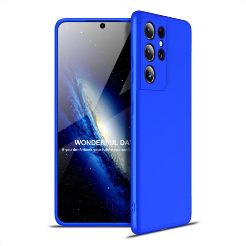 GKK 360 Protection für Samsung Galaxy S21 Ultra Blau