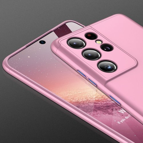 GKK 360 Protection für Samsung Galaxy S21 Ultra Rosa