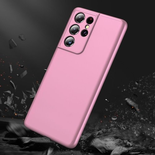 GKK 360 Protection für Samsung Galaxy S21 Ultra Rosa