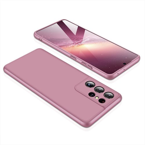 GKK 360 Protection für Samsung Galaxy S21 Ultra Rosa