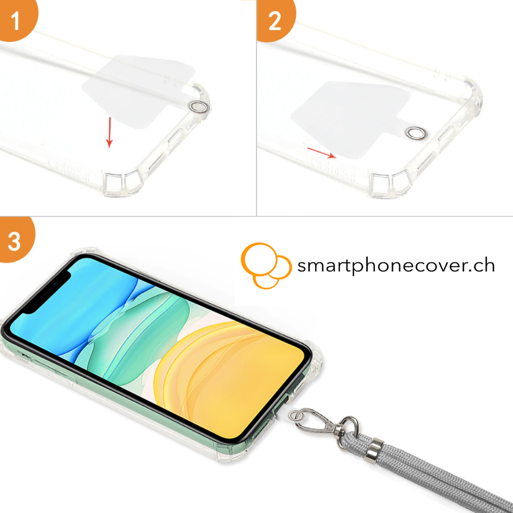 Phone Lanyard grau