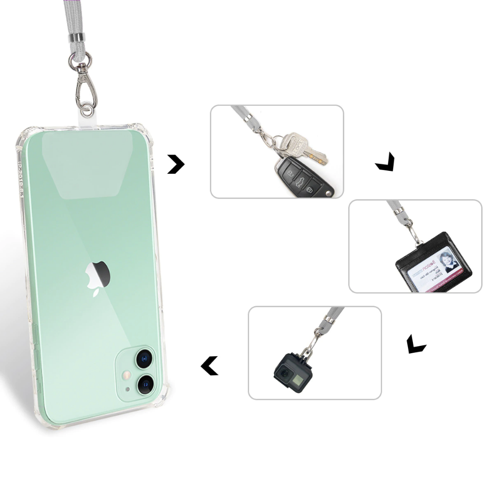 Phone Lanyard schwarz