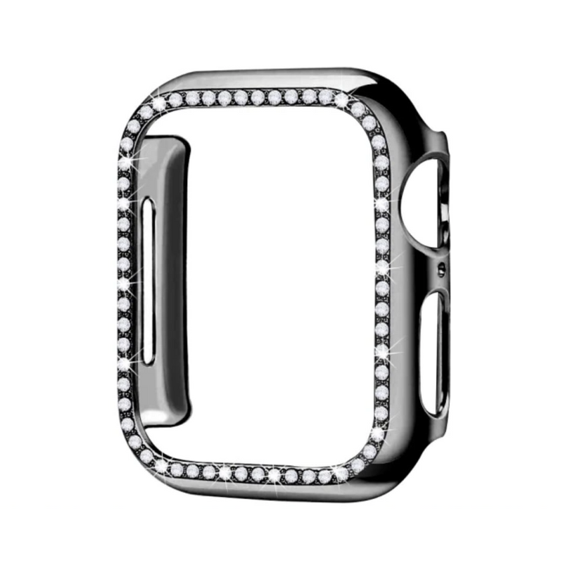 Diamant Apple Watch Case (45mm) schwarz