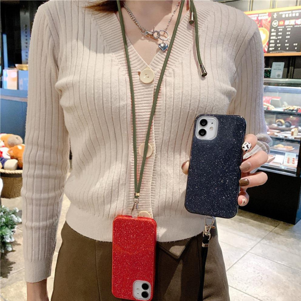 Phone Lanyard hellblau