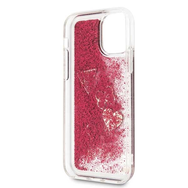 Guess iPhone 11 Pro Case Glitter Hearts - smartphonecover.ch