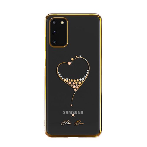 Kingxbar Samsung Galaxy S20 Case mit Swarovski Steine Gold - smartphonecover.ch
