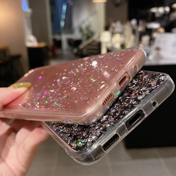 Glitzer Phone Case Samsung Galaxy A32 (4G) Transparent Glitzer