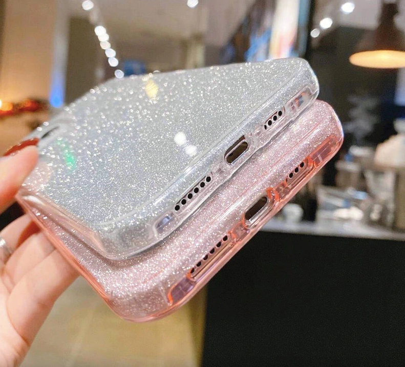 Luxus Glitter Case iPhone 12 mini pink