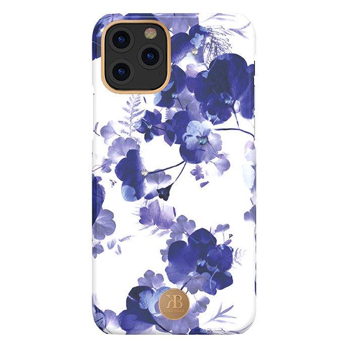 Kingxbar iPhone 11 Pro Max Orchideen Case mit Swarovski Steine