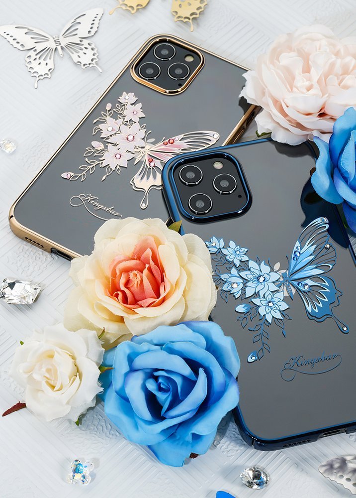iPhone 12 Pro Max Case Butterfly Series Blue