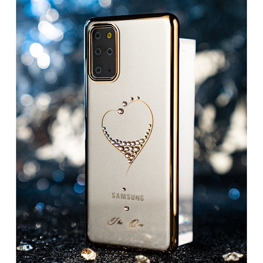 Kingxbar Samsung Galaxy S20 Case mit Swarovski Steine Silver - smartphonecover.ch