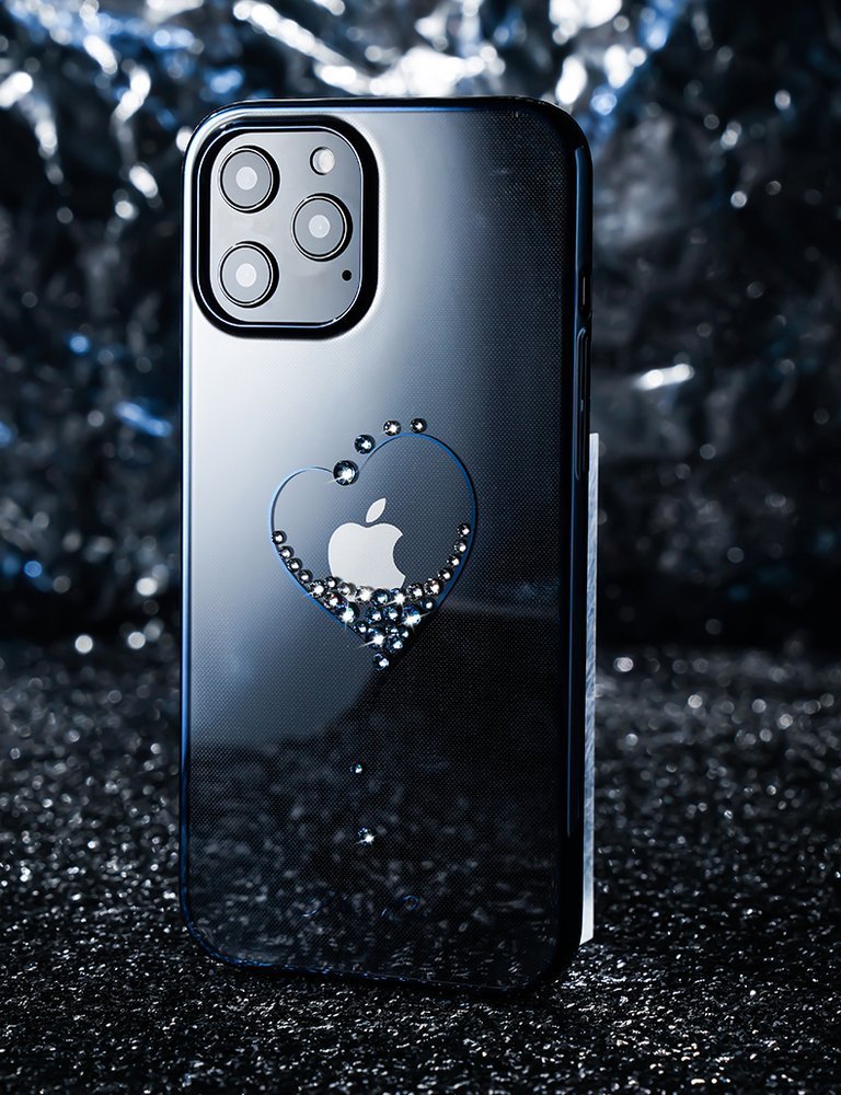 iPhone 12 Pro Max Case Wish Series Heart Blue