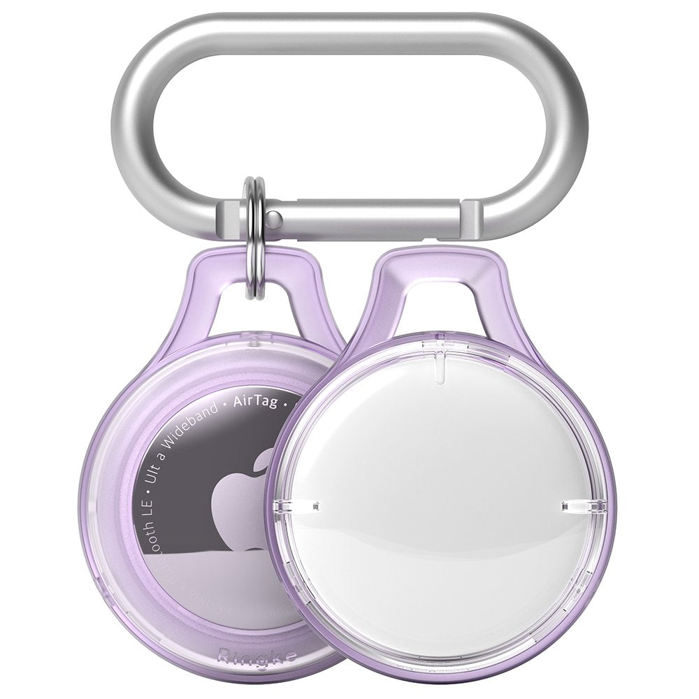 Ringke Case für Apple AirTag transparent / lila