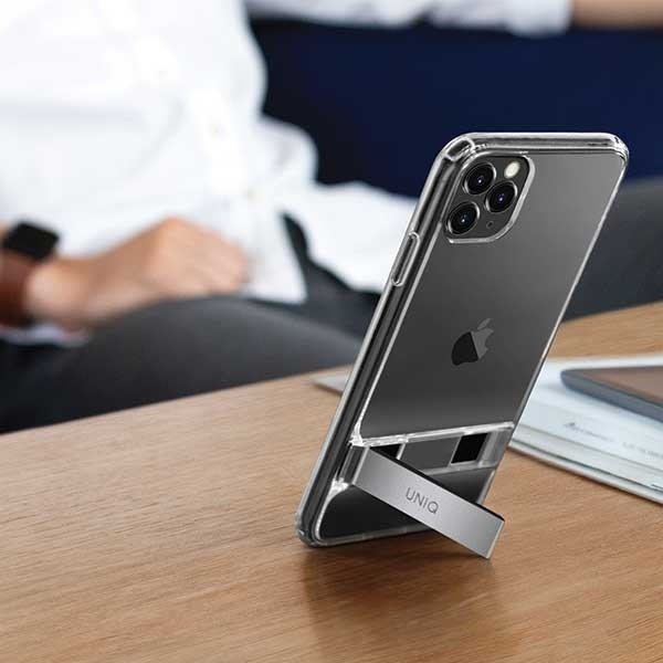 UNIQ iPhone 11 Pro Case mit Standfunktion Transparent