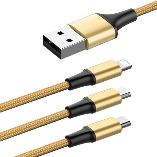 3 in 1 Lade und Datenkabel 1m
