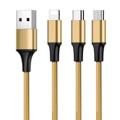 3 in 1 Lade und Datenkabel 1m