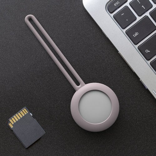 Case für Apple AirTag rosa Silikon