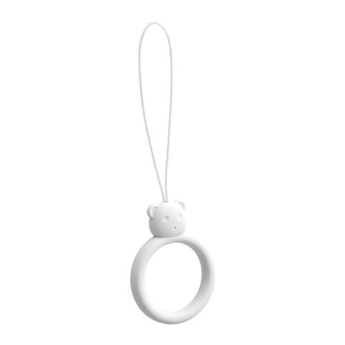 Phone lanyard phone bear weiss