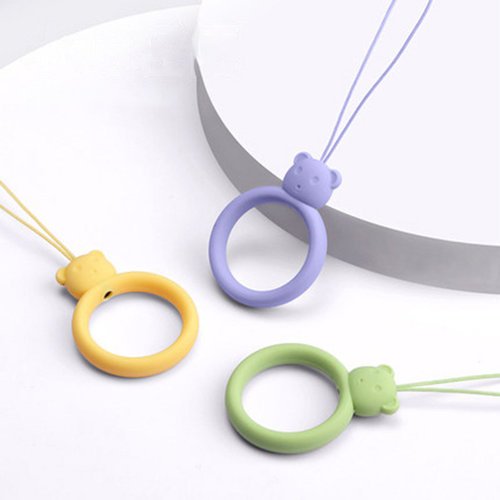 Phone lanyard phone bear himmelblau