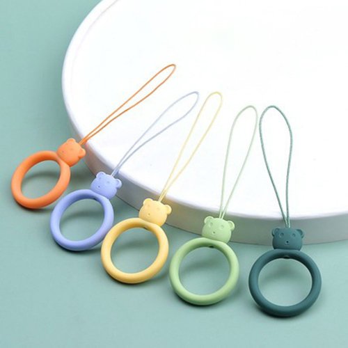 Phone lanyard phone bear himmelblau