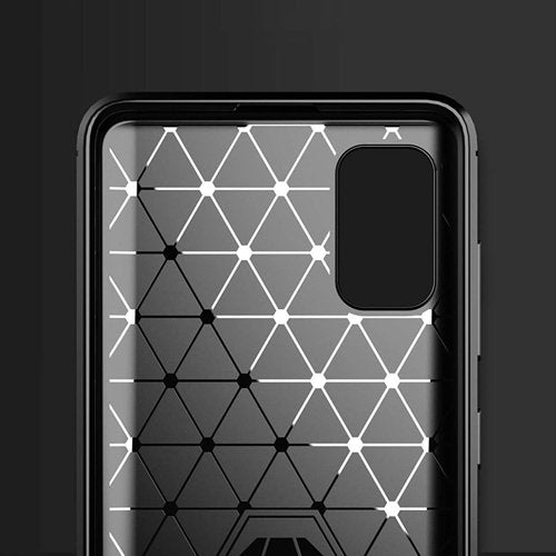 Carbon Case Flexibel Handyhülle Huawei P40 Pro Blau