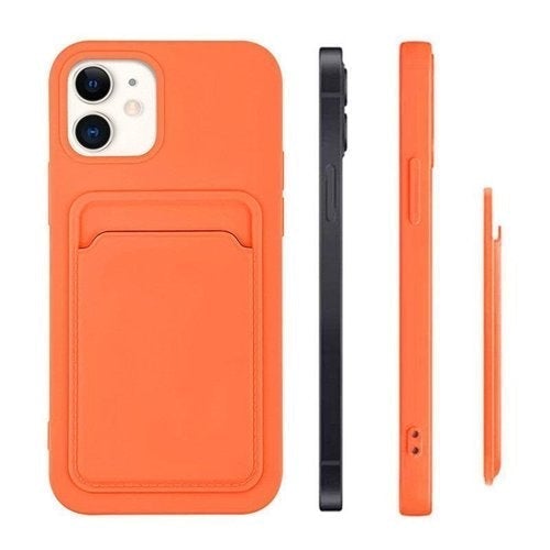 Handy-Hülle Card Case iPhone 13 Pro rosa