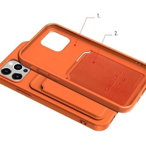 Handy-Hülle Card Case iPhone 13 Pro weiss