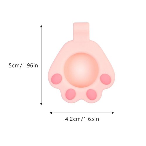 Cat Paw Case für Apple AirTag rosa