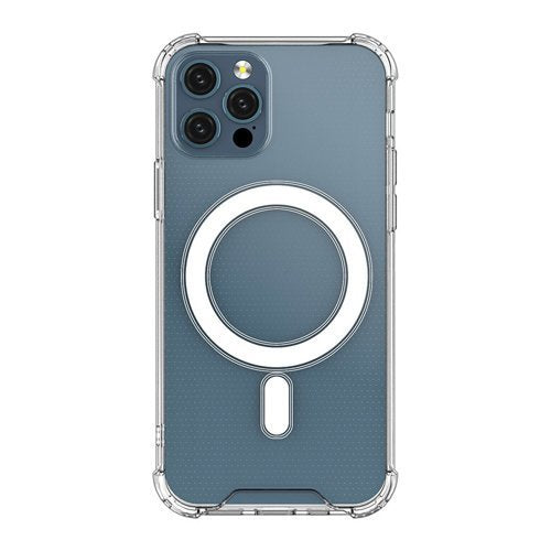 Clear Magnetic Case MagSafe für iPhone 12 Pro / iPhone 12 rosa